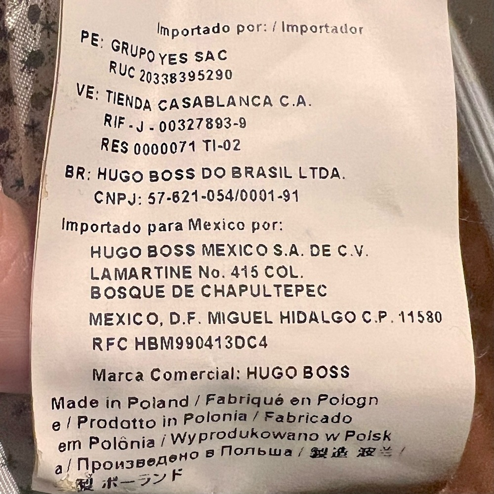BOSS Hugo Boss metallic asymmetrical skirt. Size 6. Made in Portugal. - Picture 9 of 10